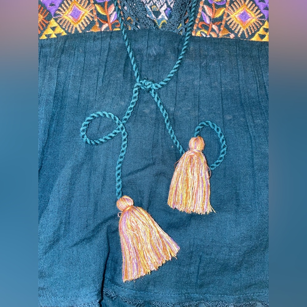 Free People Embroidered Sleeveless Top - Picture 5 of 9